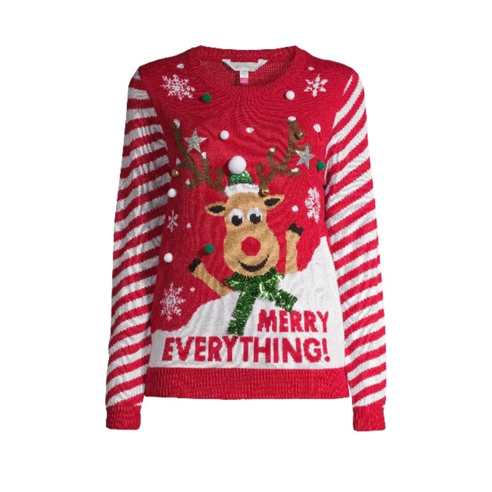 NWT Juniors' Christmas Sweater - Picture 4 of 4